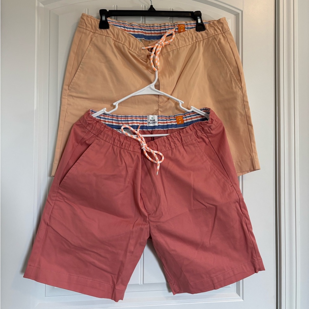 Free Planet Men's Casual Shorts 2 for $20 Free Shipping
